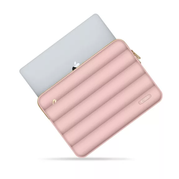 Tech-Protect Puffy laptop táska 13-14 - rózsaszín