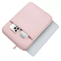 Tech-Protect neopren laptop táska 13" - Rózsaszín