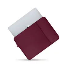   Tech-Protect neopren laptop táska 13" - burgundi vörös