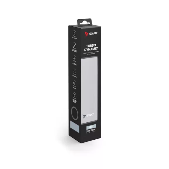 SAVIO Grey Edition Precision Control L - Prémium Gaming egérpad - Szürke
