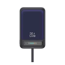   USAMS XM Series CD219 10000mAh Magnetic Wireless Powerbank - Fekete