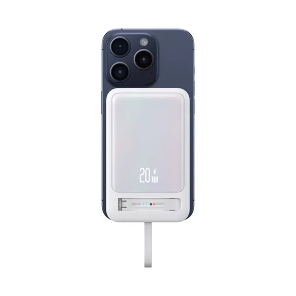 USAMS XM Series CD219 10000mAh Magnetic Wireless Powerbank - Fekete