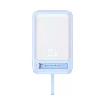   USAMS XM Series CD219 10000mAh Magnetic Wireless Powerbank - Kék