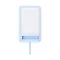 USAMS XM Series CD219 10000mAh Magnetic Wireless Powerbank - Kék
