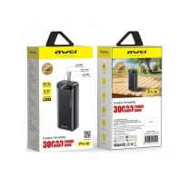 AWEI PowerBank PA-12 30000mAh 22.5W - Fekete