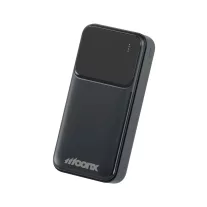   MOONX Powerbank MP02 PD 20W 1xUSB-C + 2xUSB QC3.0 22.5W 20.000mAh - Fekete