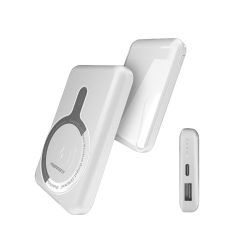    DENMEN Powerbank MP03 PD 20W 1xUSB-C + 1xUSB QC3.0 22.5W 10000mAh - Fehér