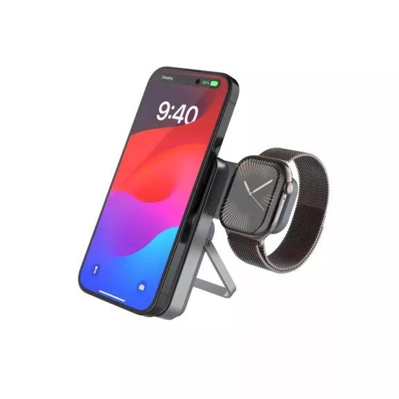 FIXED MagZen 5 Stand, 5000 mAh Powerbank -  Szürke 