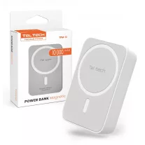 Teltech MagSafe kompatibilis powerbank 10000mAh 15W Fehér