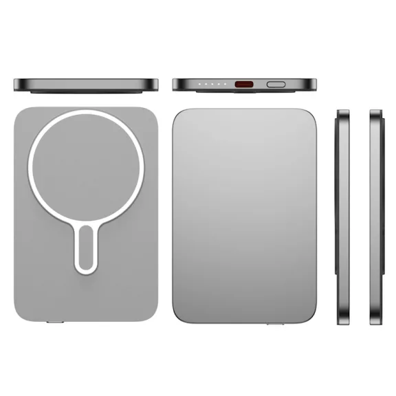 Qualo MagSafe mágneses powerbank 5000mAh 20W – extra vékony kivitel
