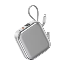 WIWU Cube MagSafe 10000mAh 22.5W Powerbank - Fehér