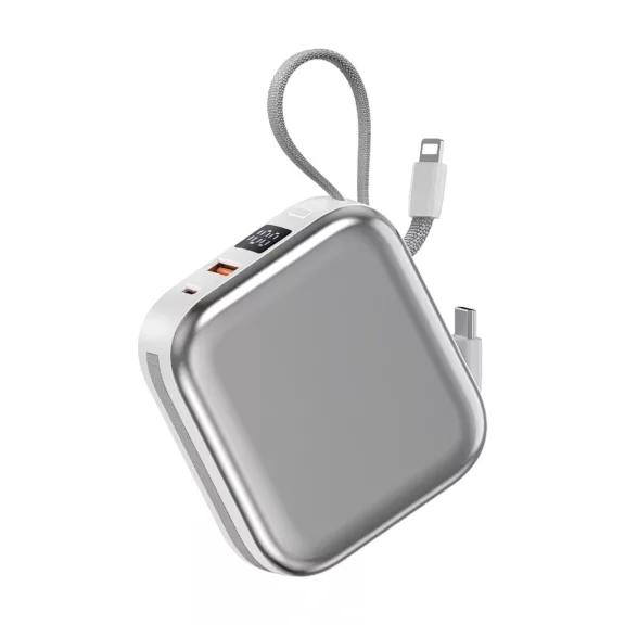 WIWU Cube MagSafe 10000mAh 22.5W Powerbank - Fehér