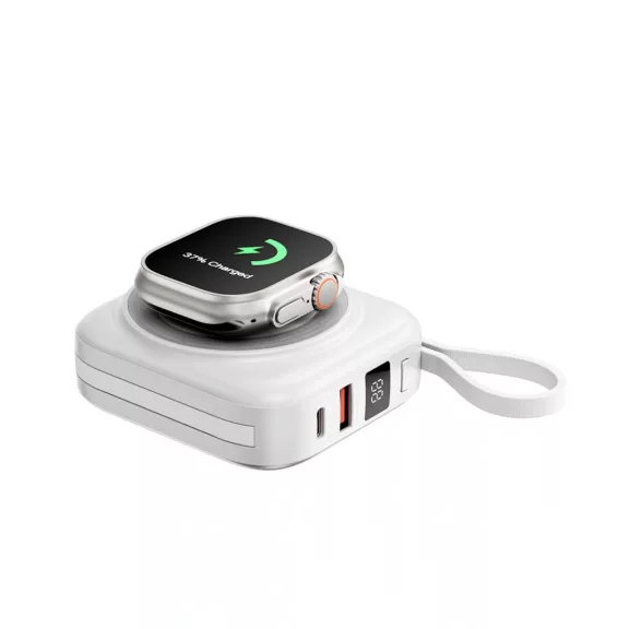 WIWU Cube MagSafe 10000mAh 22.5W Powerbank - Fehér