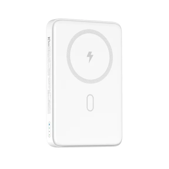 WIWU Wi-P043 MagSafe Power Bank 10000mAh 20W állvánnyal - Fehér