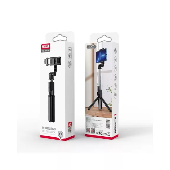 XO szelfi bot tripod SS09 bluetooth távirányítóval fekete
