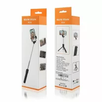 R1S Bluetooth selfie stick tripod – fekete