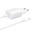 Samsung EP-TA800XWEGWW gyári hálózati fehér gyorstöltő 3A Type - C bemenettel 25W EP-DG977BWE Type-C - Type-C adatkábellel 1m