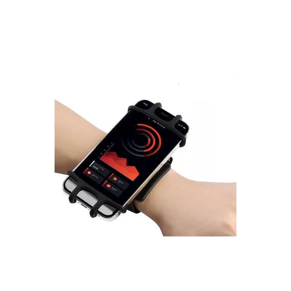Alogy telefon tartó tok karra rögzíthető  (6.5") - fekete