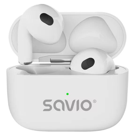 SAVIO TWS-01 PRO Wireless Bluetooth TWS - Fehér