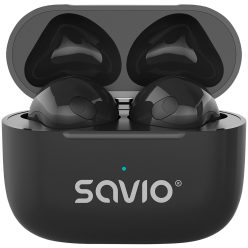 SAVIO TWS-01 PRO Wireless Bluetooth TWS - Fekete