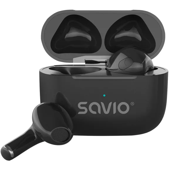SAVIO TWS-01 PRO Wireless Bluetooth TWS - Fekete