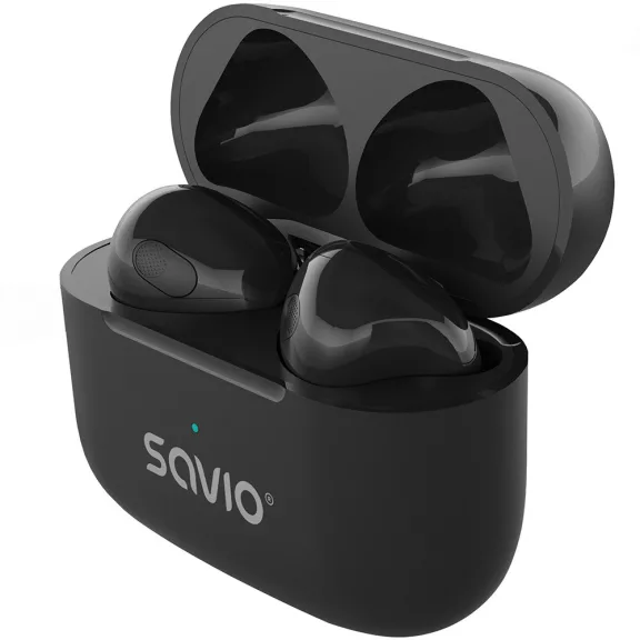 SAVIO TWS-01 PRO Wireless Bluetooth TWS - Fekete