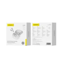   Foneng Wireless Fülhallgató (ANC+ENC) BL166 - Fehér/Ezüst