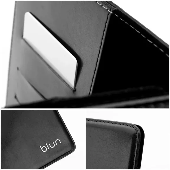 Univerzális tablet tok 10” – BLUN könyvtok, fekete