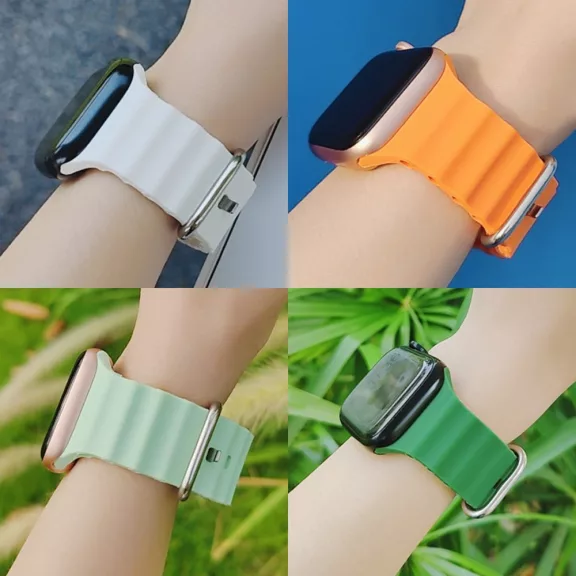 Techsuit (W038) - Apple Watch 38mm/40 mm/41mm óraszí j- kék