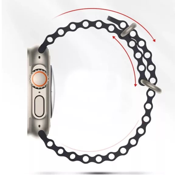 Techsuit (W038) - Apple Watch 38mm/40 mm/41mm óraszí j- kék