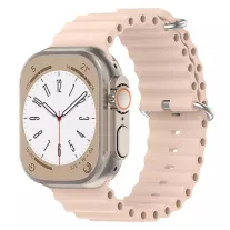   Techsuit (W038) - Apple Watch 38mm/40mm/41 mm óraszíj - rózsaszín