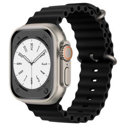   Techsuit (W038) - Apple Watch 38mm/40mm/41mm óraszíj - Fekete