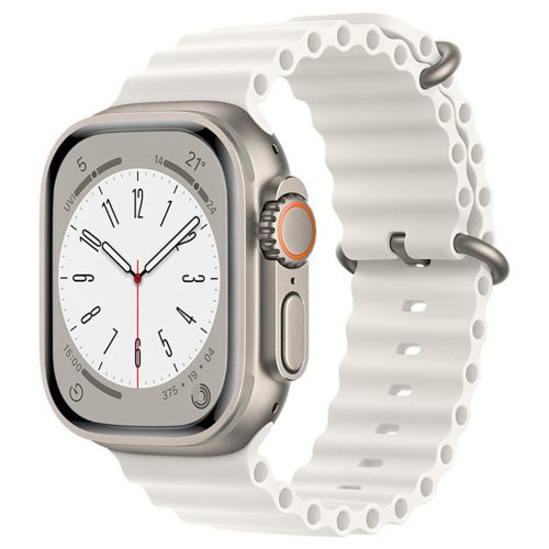 Techsuit (W038) - Apple Watch 38mm/40 mm/41mm óraszíj - Fehér