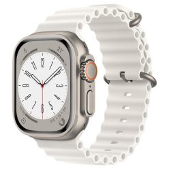  Techsuit (W038) - Apple Watch 42mm/44 mm/45 mm/49 mm óraszíj - fehér