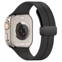   Techsuit Watchband (W011) - Apple Watch szíj (38/40/41mm)  - fekete
