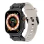 Techsuit Watchband (W064) - Apple Watch 42/44/45/49mm szíj - Titanium/fekete/szürke