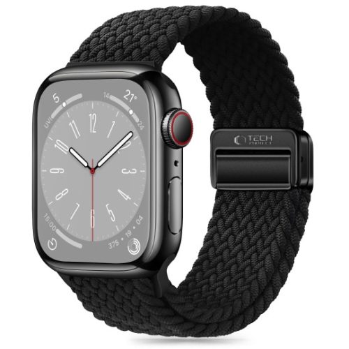 Tech-Protect Nylonmag - Apple Watch (42/44/45/49 Mm) szíj - Fekete