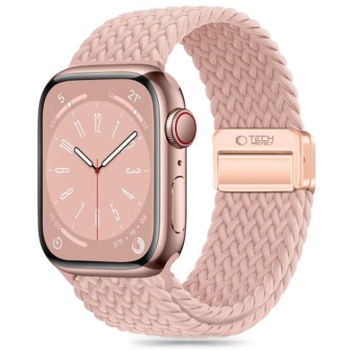 Tech-Protect Nylonmag - Apple Watch (42/44/45/49 Mm) szíj - Dusty Rose