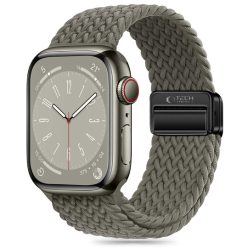   Tech-Protect Nylonmag - Apple Watch (42/44/45/49 mm) szíj - olive grey