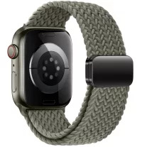   Tech-Protect Nylonmag - Apple Watch (42/44/45/49 mm) szíj - olive grey