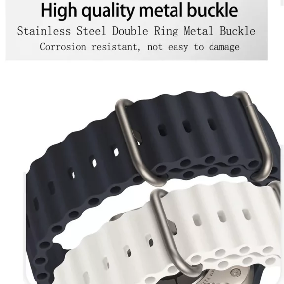 Techsuit (W038) - Apple Watch 42mm/44mm/45 mm óraszíj - rózsaszín