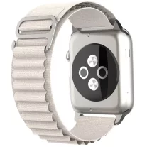   Techsuit (W037) - Apple Watch 38/40/41mm óraszíj - star white 
