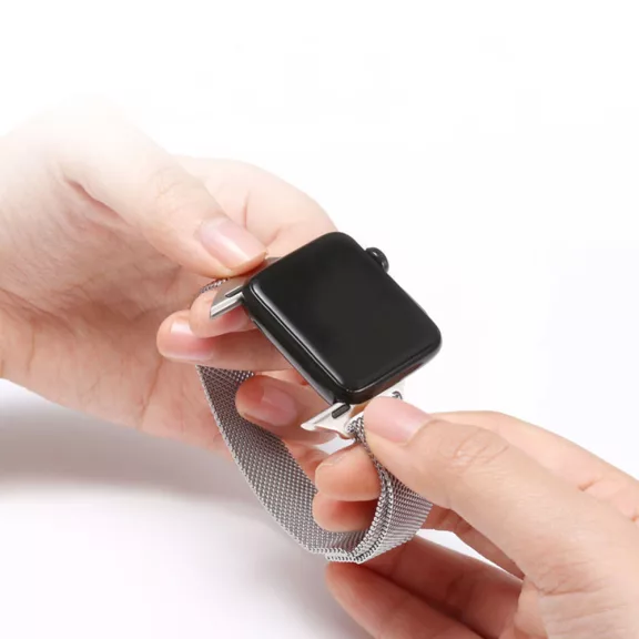 Techsuit (W034) - Apple Watch 42/44/45mm szíj - Rószaszín