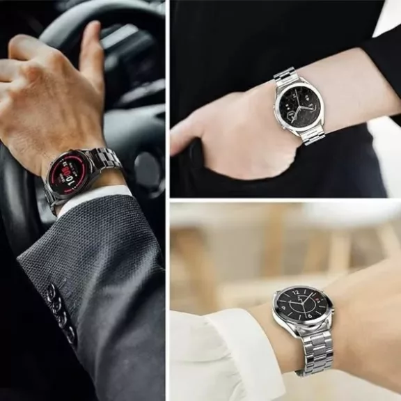 Mercury fém Apple Watch szíj 38/40/41 mm – ezüst