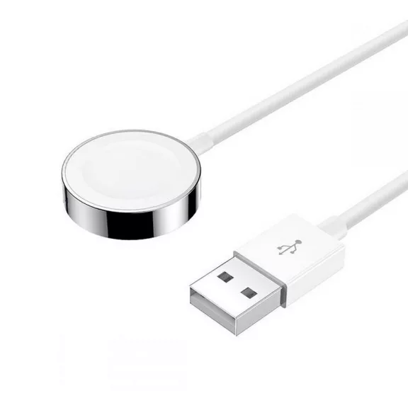 Wireless Apple Watch indukciós töltőkábel fehér