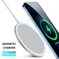   JELLICO vezeték nélküli töltőkábel MagSafe rögzítéssel W11 15W fehér