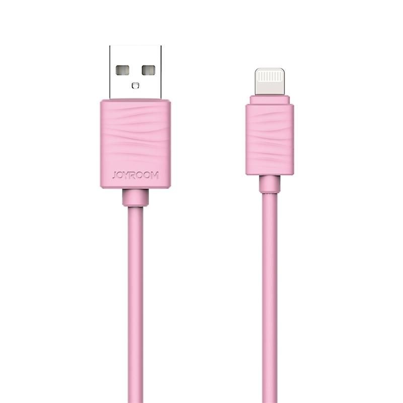 Joyroom JR-S118 adatkábel USB - Lightning 1m rózsaszín 