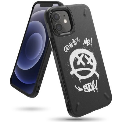 Ringke Onyx Design - iPhone 12 Mini tok - Fekete 
