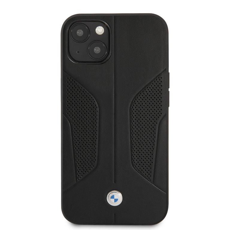 BMW - Perforated Sides - iPhone 13 tok - Fekete