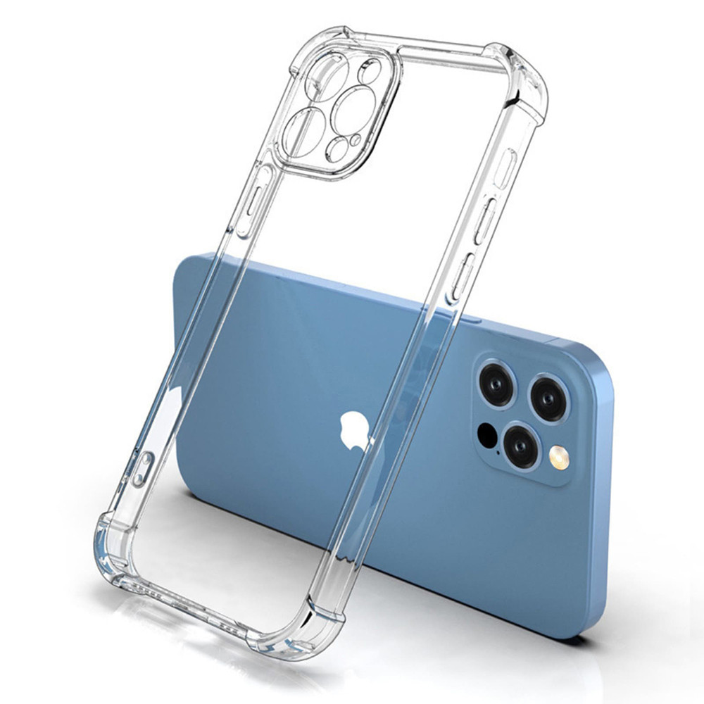 Techsuit - Shockproof Szilikon tok - iPhone 14 Pro - Átlátszó
